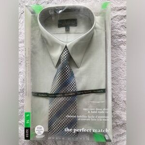 HARVE BENARD Dress Shirt & Hand Made Tie